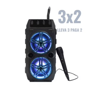 PARLANTE CON MICRÓFONO HL-302  "3x2" ULTIMAS UNIDADES!!