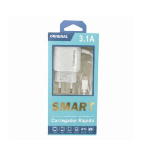 CARGADOR RAPIDO SMART 3.1A IPHONE