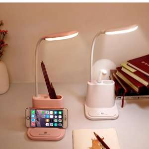 LAMPARA FLEXIBLE CON SOPORTE P/LAPICERAS RECARGABLE