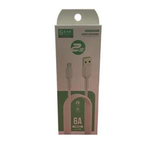 CABLE 2 METROS MICRO USB 6A