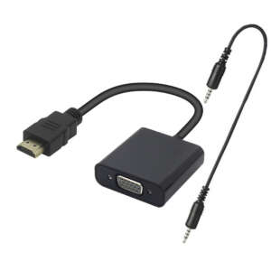 ADAPTADOR VGA A HDMI CON AUDIO