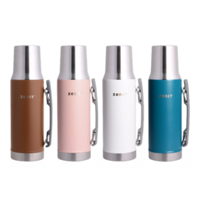 TERMO ZENIT TAPA MATE 1LT - ACERO INOXIDABLE