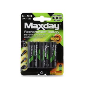 PILAS RECARGABLES AA MAXDAY 4800MHA
